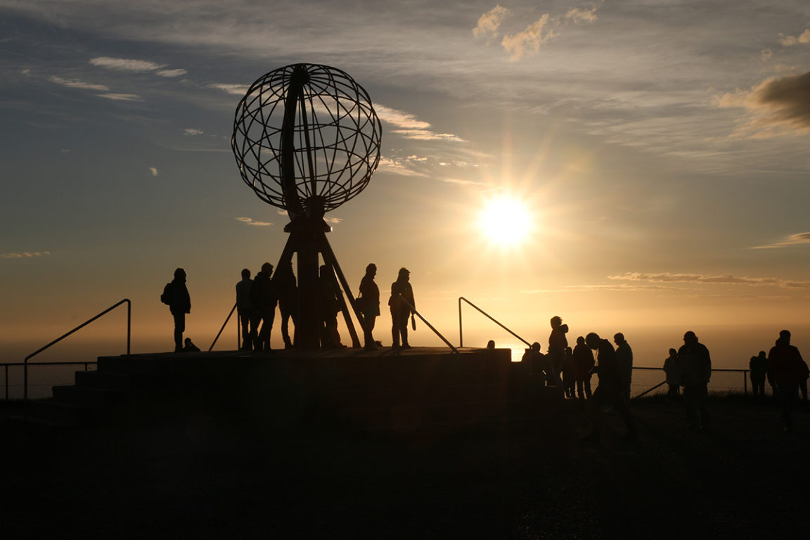 nordkapp | north cape | norway | nordkapp globe | midnight sun | travel | the man in the front seat | bwd vacations