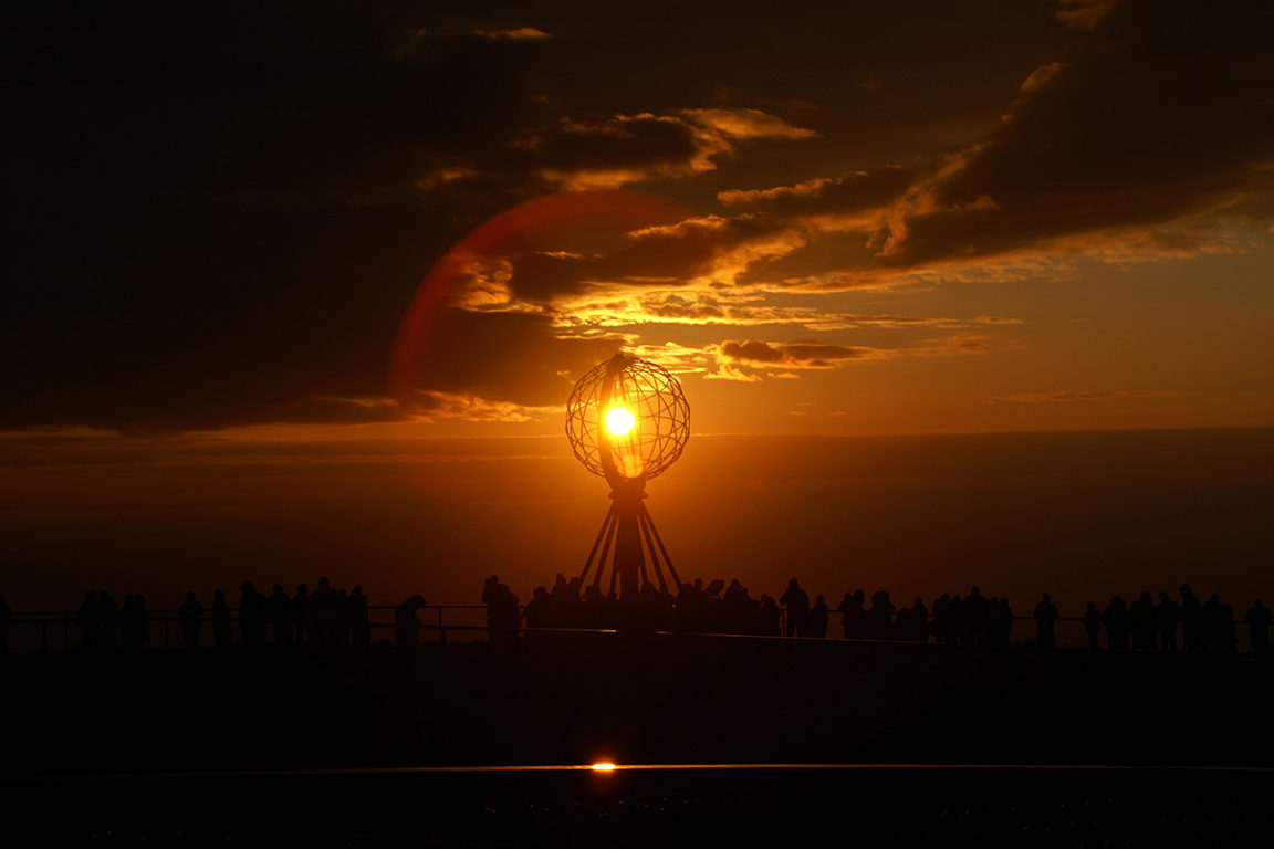 nordkapp | north cape | polar days | norway | nordkapp globe | midnight sun | travel | the man in the front seat | bwd vacations